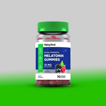 Load image into Gallery viewer, Melatonin Gummies (Natural Berry), 10 mg, 70 Vegan Gummies Bottle