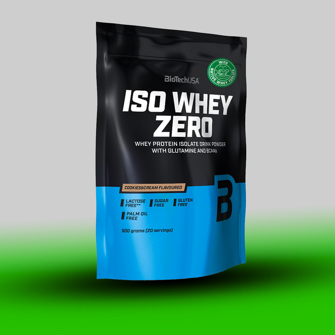 BIOTECH USA ISO WHEY PROTEIN ZERO 500G COOKIES AND CREAM FLAVOUR