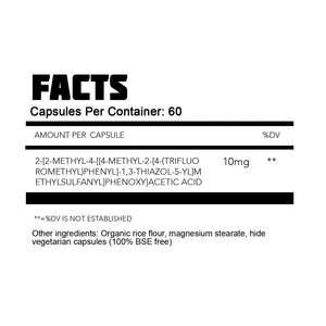 Thoroughbred Labs GW-501516 Cardarine 10mg