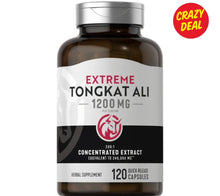 Load image into Gallery viewer, Tongkat Ali Long Jack, 1600 mg (per serving), 120 Quick Release Capsules
