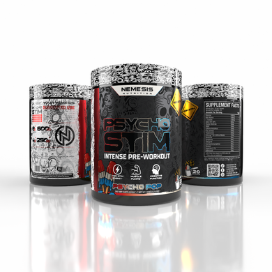 Psycho Stim was created to be a high-stimulant pre-workout formulated for intense energy, laser focus, and extreme performance enhancement. It’s loaded with nootropics, stimulants, and pump agents designed to push both mental and physical limits in the gym.