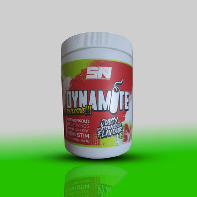 SN Nutrition DYNAMITE pre workout. High stim pre that really delivers
