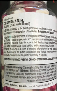 Creatine Alkaline 1500 120 caps - Megabol