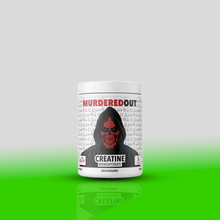 Load image into Gallery viewer, Unleash demonic strength with Murdered Out Creatine Monohydrate!  Creatine is undoubtably one of the most incomparable sports supplements with dozens of studies to validate its efficacy.
